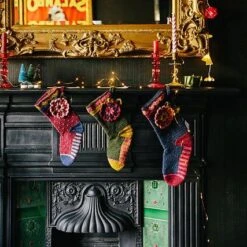 Janie Crow Glitzy Festive Stocking Pattern In Stylecraft Life Dk, Highland Heathers Dk And Special Dk 8 Janie Crow Glitzy Festive Stocking Pattern In Stylecraft Life Dk, Highland Heathers Dk And Special Dk -Black Sheep Wool 0215IC Mia medium2