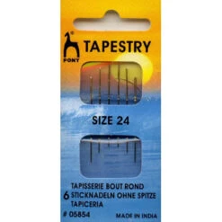 Pony Tapestry Hand Sewing Needles. Size 24
