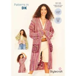 Jackets In Stylecraft Colour Burst Dk - Digital Version 10135