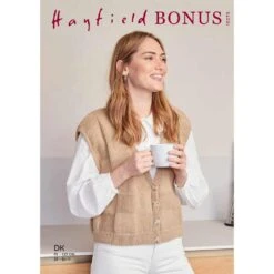 Waistcoat In Hayfield Bonus Dk - Digital Version 10270