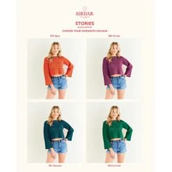 Encore Sweater In Sirdar Stories Dk In Sirdar Stories Dk - Digital Version 10524 -Black Sheep Wool 10524 Sirdar 4 19c84484 207a 420c 814a 7e24e2f06e40