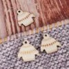 Milward 10 Wooden Bulb Pin Stitch Markers - Woolly Jumper