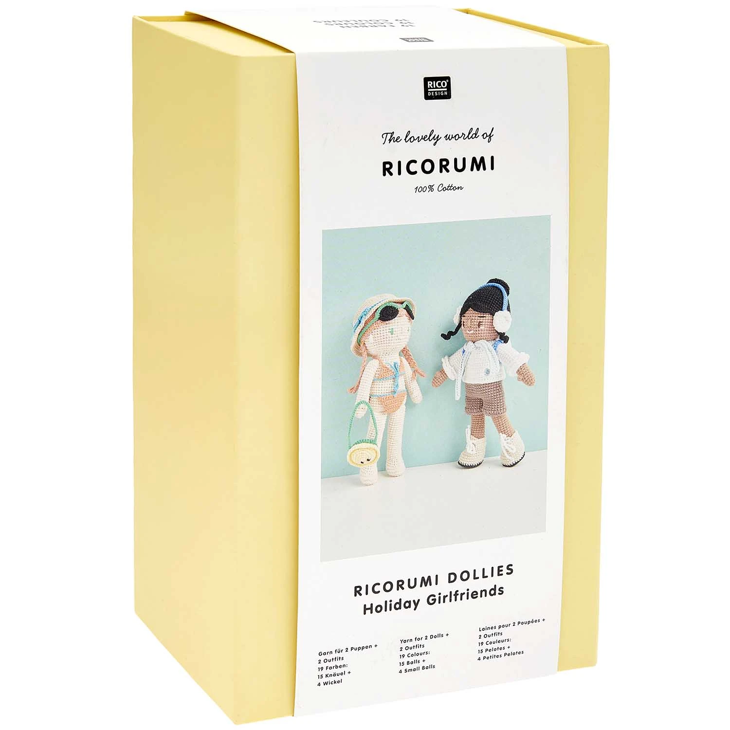 Rico Ricorumi Dollies - Holiday Girlfriends Colourpack 3 Rico Ricorumi Dollies - Holiday Girlfriends Colourpack