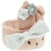 Rico Ricorumi Crochet Easter Basket - Beige -Black Sheep Wool 400027.020 AW 3