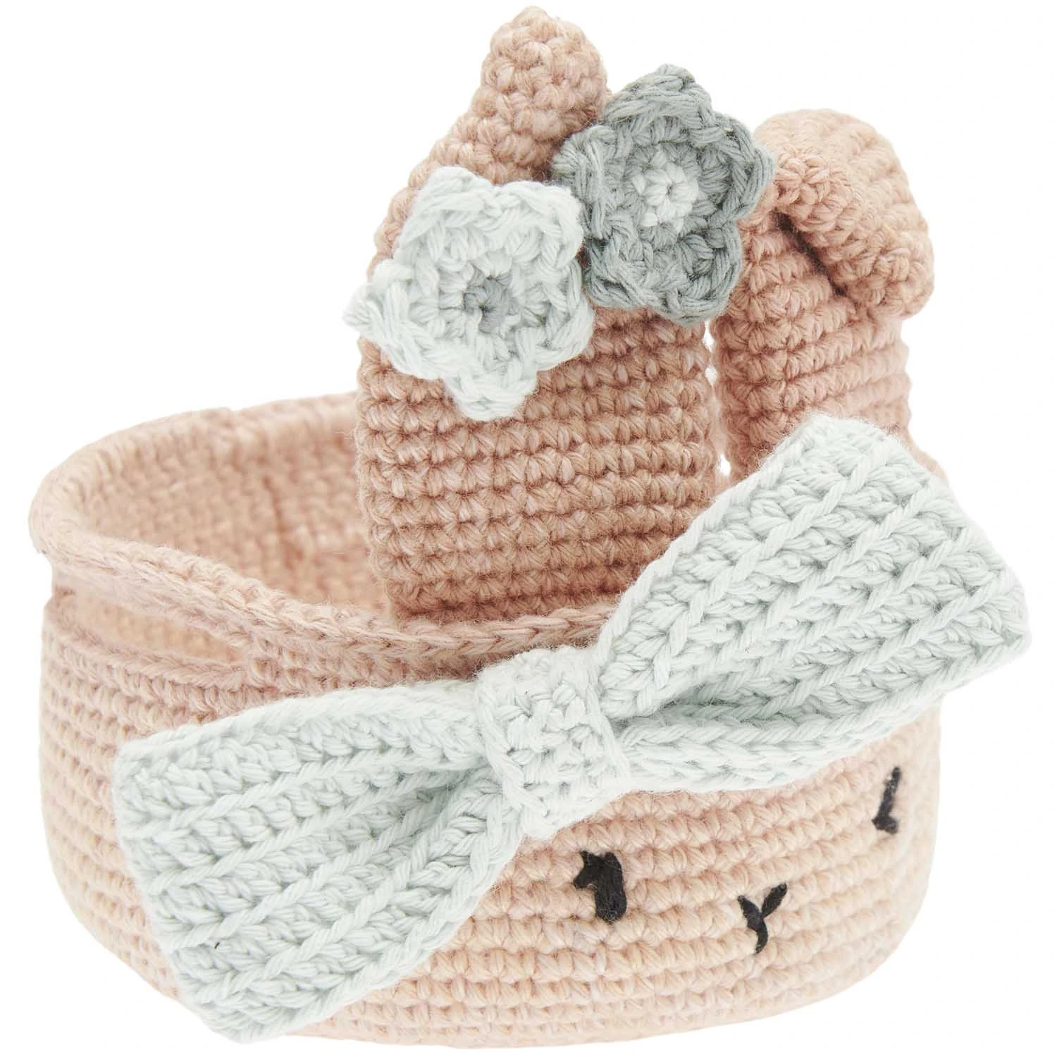 Rico Ricorumi Crochet Easter Basket - Beige 3 Rico Ricorumi Crochet Easter Basket - Beige