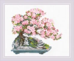 Flowering Bonsai - Riolis Cross Stitch Kit