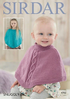 Ponchos In Sirdar Snuggly DK - Digital Version