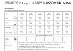 Sweaters In Hayfield Baby Blossom DK 5 Sweaters In Hayfield Baby Blossom DK -Black Sheep Wool 5354 2 ffb91c3e a01c 42a0 a630 b3513e2bcfe1