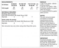 Poncho In King Cole Homespun Dk 7 Poncho In King Cole Homespun Dk -Black Sheep Wool 5793m 500x411 adc7678d 4361 44f6 8a32 a92122566e61