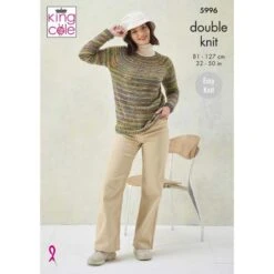 Sweaters In King Cole Homespun Prism DK