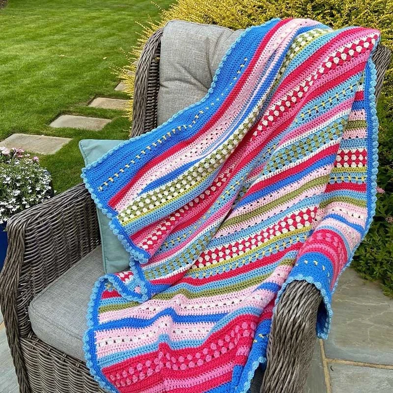 Greengate Blanket In Stylecraft Special Dk By Anita Gibney 3 Greengate Blanket In Stylecraft Special Dk By Anita Gibney