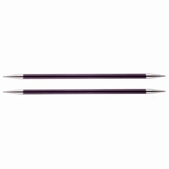 KnitPro Zing Double Pointed Knitting Pins - 15cm -Black Sheep Wool 6 0KP47013 png