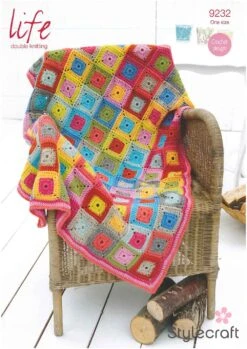 Square In A Square Throw In Stylecraft Life DK