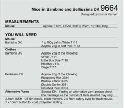 Mice Family In Stylecraft Bambino And Bellissima By Emma Varnam -Black Sheep Wool 9664 stylecraft 2 77fbae88 deb4 4ab0 9fe5 6c6ed30a757a