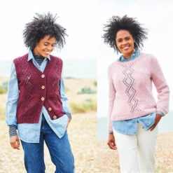 Sweater And Waistcoat In Stylecraft Softie Chunky - Digital Version 9813