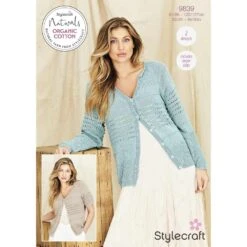 Cardigans In Naturals Organic Cotton Dk - Digital Version 9839