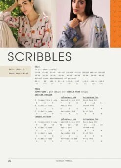 Rowan - Abstract Vol 2 By Georgia Farrell 23 Rowan - Abstract Vol 2 By Georgia Farrell -Black Sheep Wool Abstract Vol.2. Garment Specification 9