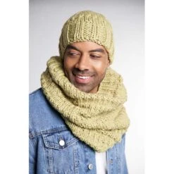 Rowan Easy Style By Martin Storey -Black Sheep Wool Boogie Hat Cowl 1