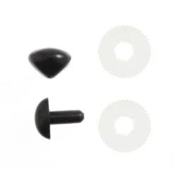 Toy Noses: Animal/Cat 12mm Black 10 Pack
