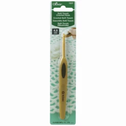 Clover Soft Touch Crochet Hooks 9 Clover Soft Touch Crochet Hooks -Black Sheep Wool CL1007 png