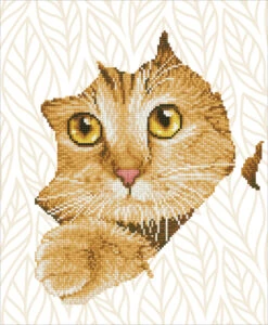 Diamond Dotz Diamond Painting Kit: Kitten Peek