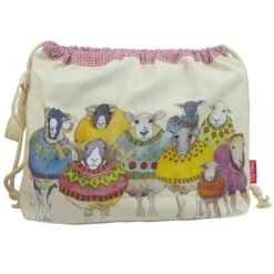 Emma Ball Drawstring Bag - Sheep In Sweaters