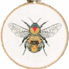 Pollen Bee - Bothy Threads Embroidery Kit -Black Sheep Wool EPO1 Pollen Bee Medium 9a741cdcc4eb8d16e7b0efed8f59e1b9