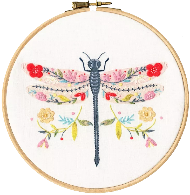 Pollen - Dragonfly - Bothy Threads Embroidery Kit 3 Pollen - Dragonfly - Bothy Threads Embroidery Kit