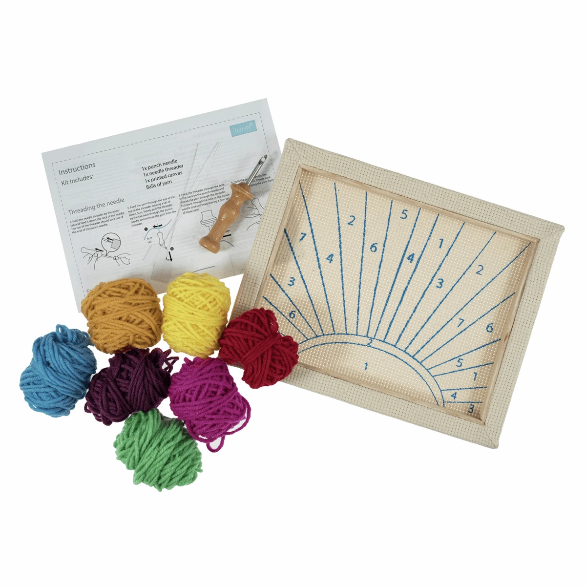 Trimits Punch Needle Frame Kit - Sunrays 4 Trimits Punch Needle Frame Kit - Sunrays - Image 2