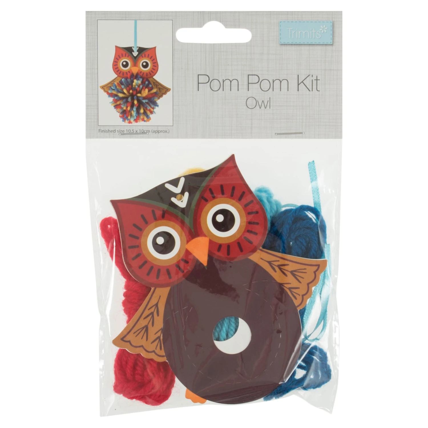 Trimits Pom Pom Decoration Kit: Owl 5 Trimits Pom Pom Decoration Kit: Owl - Image 3