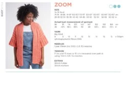 Rowan Easy Style By Martin Storey -Black Sheep Wool Garment Specification Easy Style 11