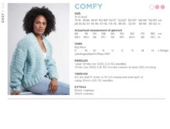 Rowan Easy Style By Martin Storey -Black Sheep Wool Garment Specification Easy Style 3