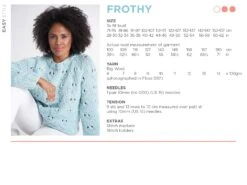 Rowan Easy Style By Martin Storey -Black Sheep Wool Garment Specification Easy Style 5