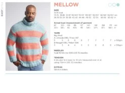 Rowan Easy Style By Martin Storey -Black Sheep Wool Garment Specification Easy Style 6