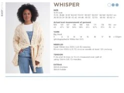 Rowan Easy Style By Martin Storey -Black Sheep Wool Garment Specification Easy Style 8