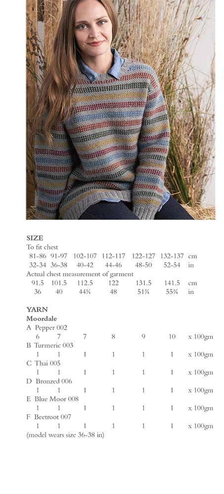 Bibby Sweater In Rowan Moordale - Digital Version 5 Bibby Sweater In Rowan Moordale - Digital Version - Image 3