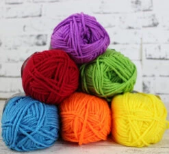 Chunky Monkey Rainbow Blanket In Scheepjes Chunky Monkey