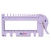 KnitPro Knitting Needle & Crochet Gauge With Yarn Cutter - Lilac 1 KnitPro Knitting Needle & Crochet Gauge With Yarn Cutter - Lilac -Black Sheep Wool KP10995