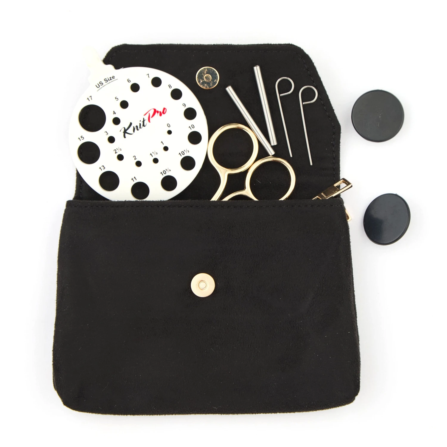 Knitpro Notions Pouch - Coal 4 Knitpro Notions Pouch - Coal - Image 2