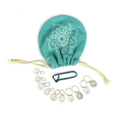 KnitPro The Mindful Collection: Stitch Markers: Chakra: Sterling Silver Plated