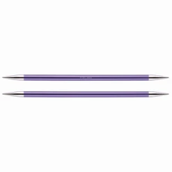 KnitPro Zing Double Pointed Knitting Pins - 15cm -Black Sheep Wool KP47015 png