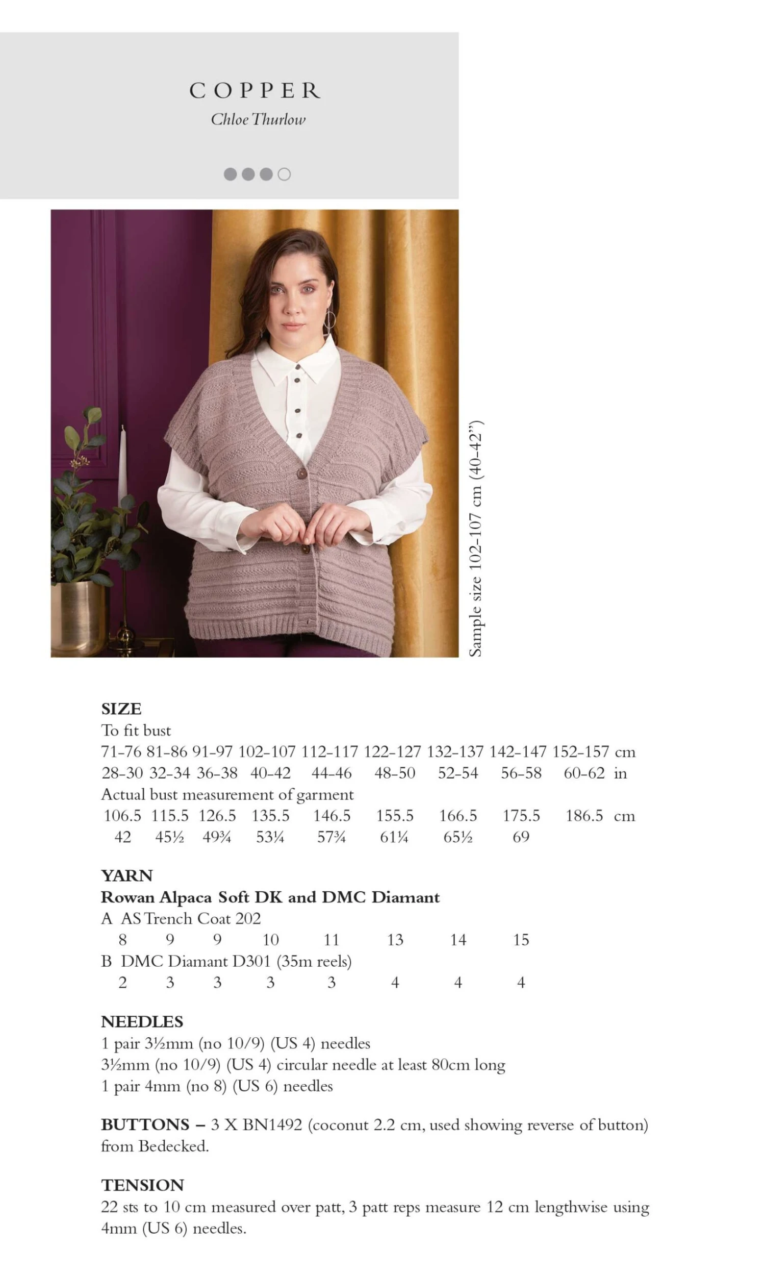 Rowan Knitting & Crochet Magazine 70 - Platinum 70th Edition 4 Rowan Knitting & Crochet Magazine 70 - Platinum 70th Edition - Image 2