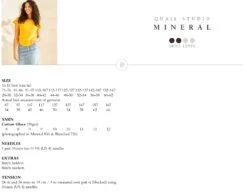 Mineral Tee In Rowan Cotton Glace - Digital Version 4 Mineral Tee In Rowan Cotton Glace - Digital Version -Black Sheep Wool RM006 00009 ENP 2