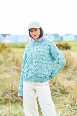 Sweater And Tank Top In Stylecraft Grace Or Impressions Aran - Digital Version 10088 -Black Sheep Wool S1734SWEATER 1749 1000x1500 80863f16 967b 4f15 b503 b09e65d9b06c