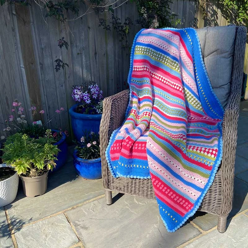 Greengate Blanket In Stylecraft Special Dk By Anita Gibney 8 Greengate Blanket In Stylecraft Special Dk By Anita Gibney - Image 6