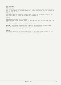 Rowan - Abstract Vol 2 By Georgia Farrell 25 Rowan - Abstract Vol 2 By Georgia Farrell -Black Sheep Wool Scribbles 2 Abstract Vol.2. Garment Specification 10