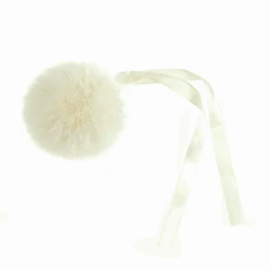 Trimits Faux Fur Medium (6cm) Pom Poms - Various Colours 31 Trimits Faux Fur Medium (6cm) Pom Poms - Various Colours -Black Sheep Wool TTPOM06 CRM png