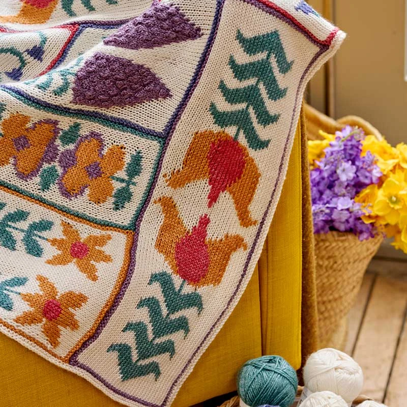 Springtime Blanket Knit Along In West Yorkshire Spinners Elements Dk By Chloé Elizabeth Birch 6 Springtime Blanket Knit Along In West Yorkshire Spinners Elements Dk By Chloé Elizabeth Birch - Image 4