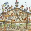 Cut Thru' Hen Home Cross Stitch Kit -Black Sheep Wool XCT37 Cut Thru Hen House Small Screen Copy copy