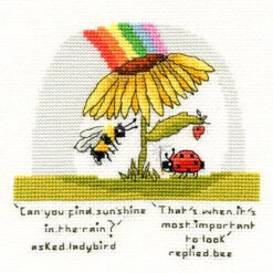 Finding Sunshine Happy Cross Stitch Kit